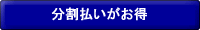分割払いがお得
